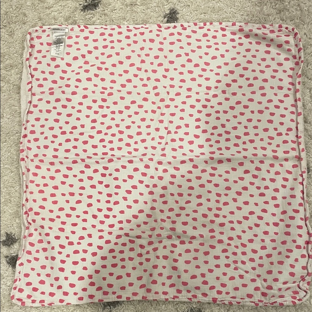 Pottery barn modern baby Polka Dot baby bath towel